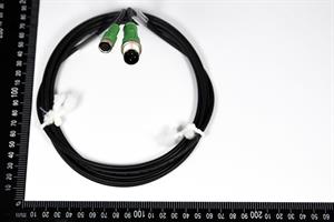 SAC-3P-M12MS/3,0-PUR/M8FS Cable 