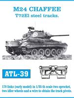 M24 CHAFFEE T72El steel tracks.