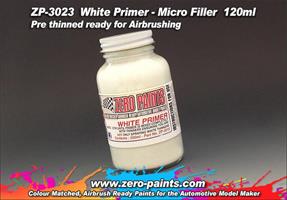 White Airbrushing Primer/Micro Filler 120ml