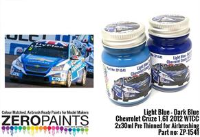 Light Blue / Dark Blue - Chevrolet Cruze 2012 WTCC