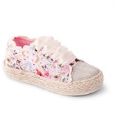 Pax Nina sko offwhite blommor