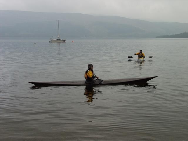 Susan Ellicome in her kayak