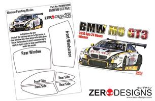 1:24 BMW M6 GT3 Window Painting Masks (Platz-NuNu)