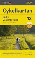 Cykelkartan Blad 13 Södra Västergötland 2023-2025
