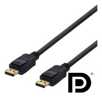 KABEL, DISPLAYPORT M/M, 2M, 4K