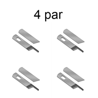Overlockkniv, slipning 4 par