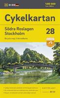 Cykelkartan Blad 28 S:a Roslagen/Stockholm 2023-2025