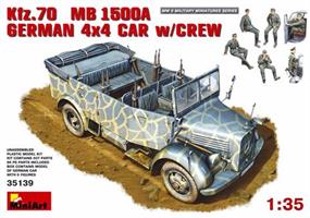 Kfz.70  MB 1500A GERMAN 4x4 CAR w/CREW