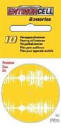 10 UP høreapperatbatterier - gul