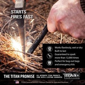 Titan SurvivorSteel Fire Starter Rod