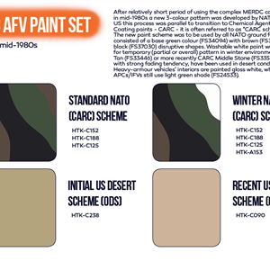 Modern US Army and USMC AFV paint set