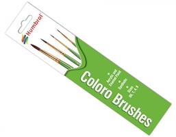 Coloro Brush Pack - Size 00/1/4/8