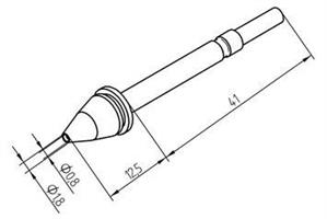 Tip for X-Tool 1,8mm