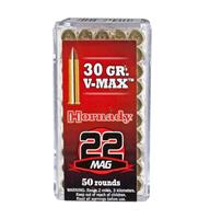 HORNADY 22 WMR 30GR V-MAX