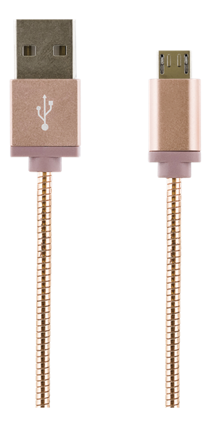 KABEL, USB A-MICROB, 5-P, 1 M, PREMIUM