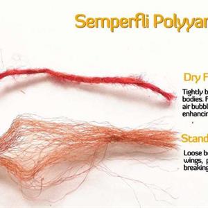 Dry Fly Polygarn 10 färger