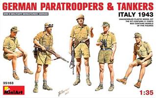GERMAN PARATROOPERS & TANKERS (Italy 1943)