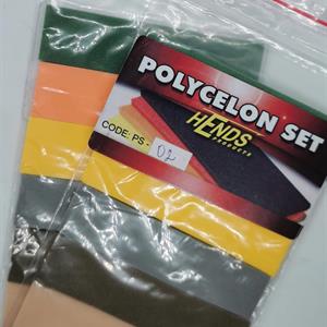 Polycelon set-foam 6 färger 02