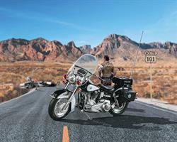 US Police Motorbike