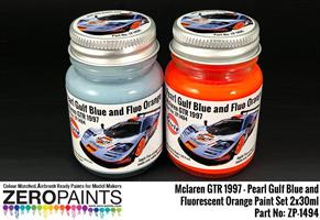 Mclaren F1 GTR 1997 - Pearl Gulf Blue and Fluoresc