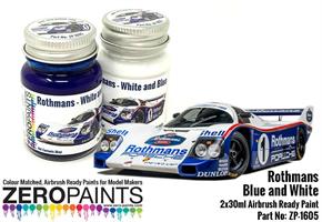Rothmans Blue and White Paint Set 2x30ml