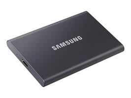 SSD-DISK, SAMSUNG PORTABLE T7 1TB USB GRÅ