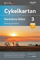 Cykelkartan blad 3 Nordvästra Skåne skala 1:90000