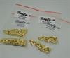 Cone heads Gold 50st 5 mm