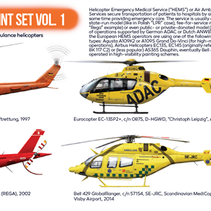 Air Ambulance (HEMS) paint set vol. 1