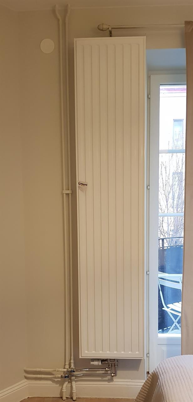 Installation Stående radiator