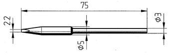 Tip Ersadur 2,2mm Chisel shape