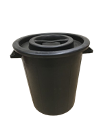 FODERTUNNA 50 L SVART M LOCK