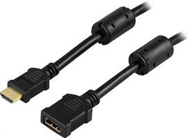 KABEL, HDMI 19-PIN FÖRL. 2M