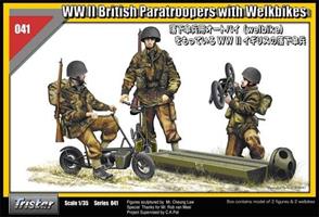 WWII British Paratroopers with Welbikes