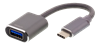 ADAPTER, USB-C 3.1/M-USB A/F 11CM