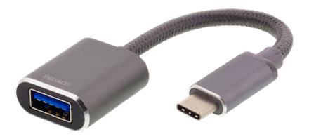 ADAPTER, USB-C 3.1/M-USB A/F 11CM