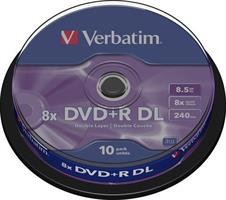 DVD+R DL MEDIA, VERBATIM 10P