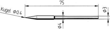 Tip Ersadur 0,4mm Pencil point