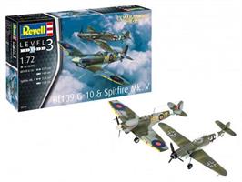 Bf109G-10 & Spitfire Mk.V Combat Set