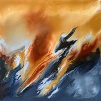 Åse Juul - Flame abstraction