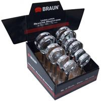 Braun display med 12 först utg