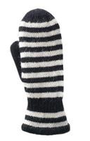 Gaucho Striped Mitt Black/White