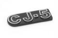 CJ5 emblem i metal med dubbelhäftande tape