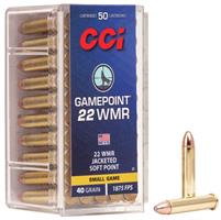 22 WMR CCI Gamepoint 40gr (50)