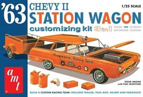1963 Chevy II Station Wagon w.trailer