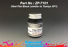 Flat Black Paint 30ml