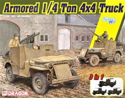 Armored 1/4-Ton 4x4 Truck w/.50-cal Machine Gun