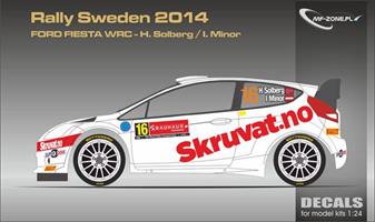 Ford Fiesta Rs Wrc Solberg Sweden 2014