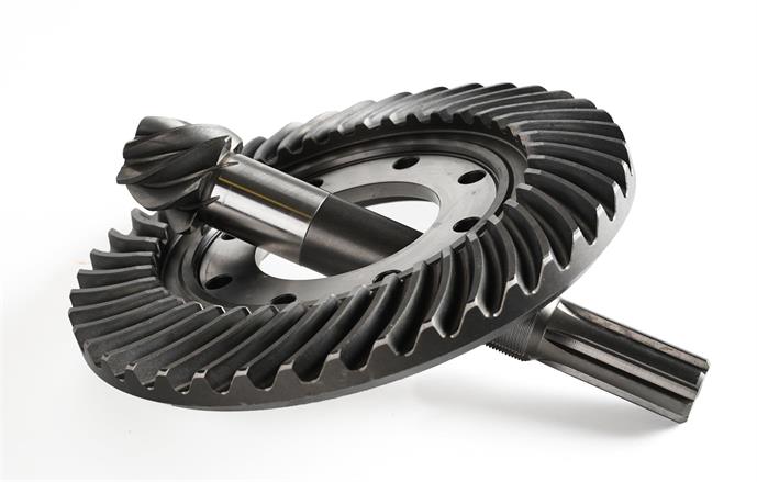 Crown gear and pinion