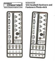 Seatbelt hardware and fasteners 1/24